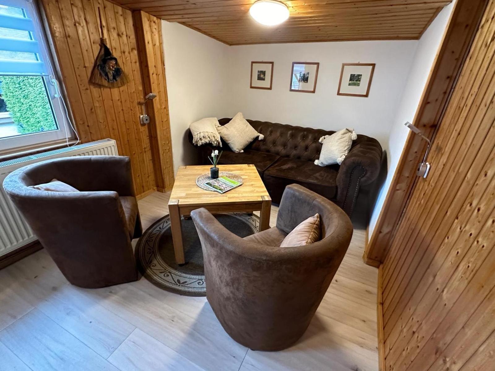 Christels Ferienwohnung 1 In Thale Mit Sonnenterrasse Und Grill Exterior foto