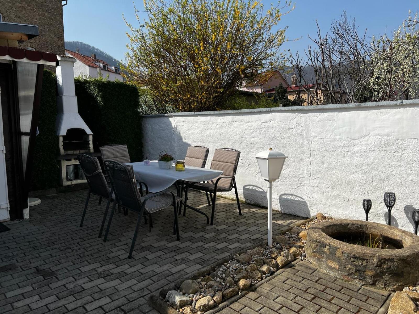 Christels Ferienwohnung 1 In Thale Mit Sonnenterrasse Und Grill Exterior foto