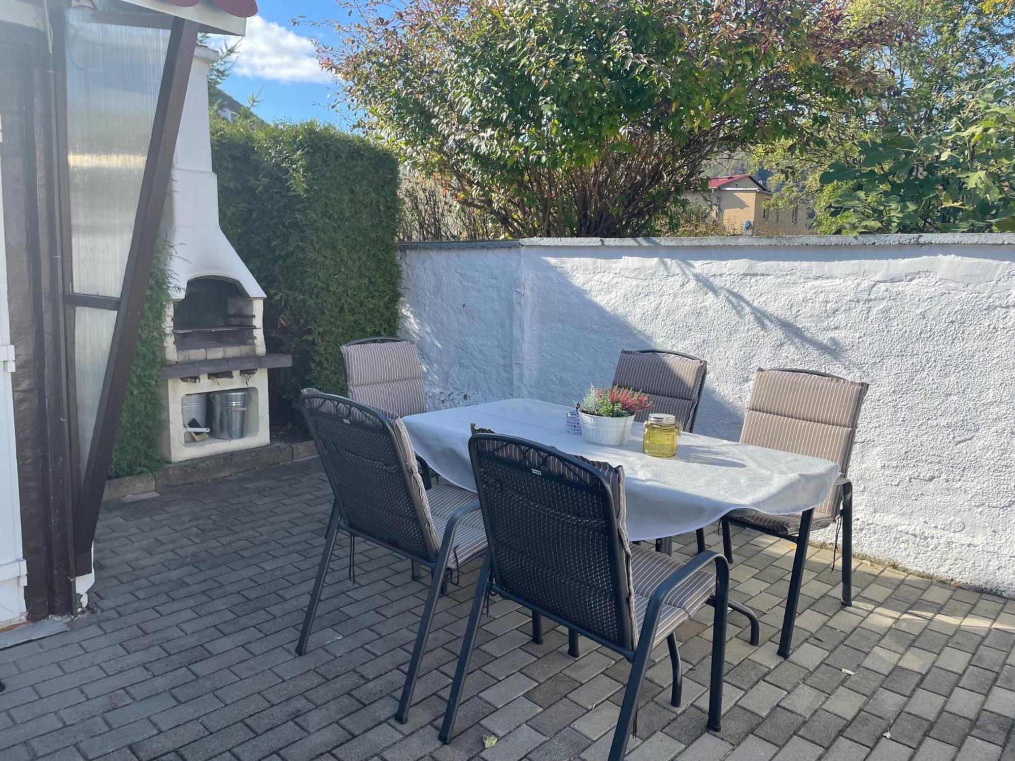Christels Ferienwohnung 1 In Thale Mit Sonnenterrasse Und Grill Exterior foto